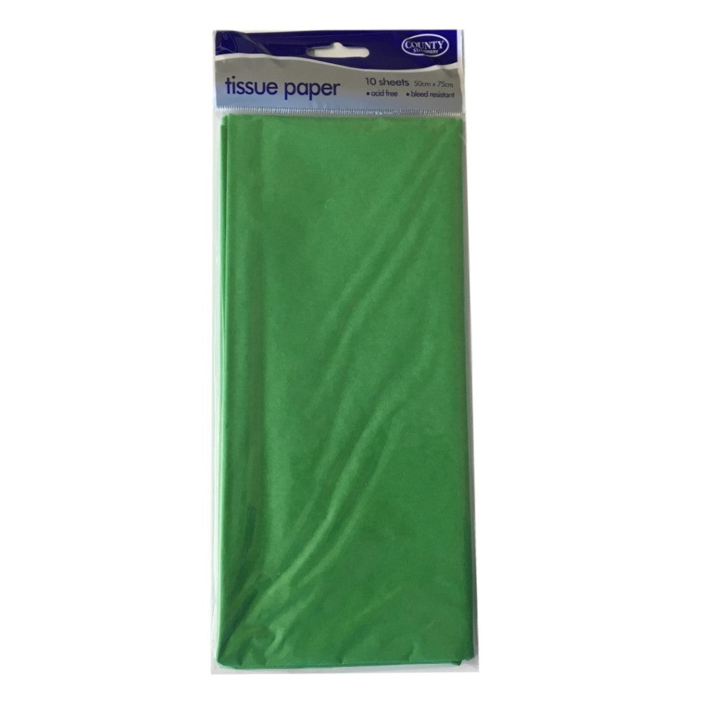 Tissue Sage Green 48 Sheets  Eco-Friendly, Packaging, Tissue Paper -  Florist Supplies - Britannia Direct Limited