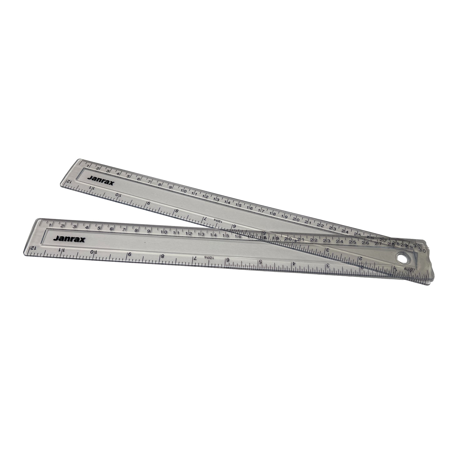 Shatter Resistant 30cm Plastic Ruler by Janrax