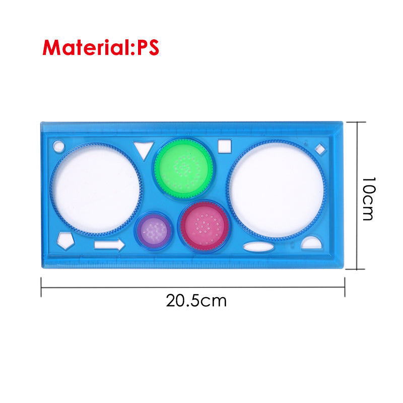 Geometric Drawing Spirograph Ruler Scale