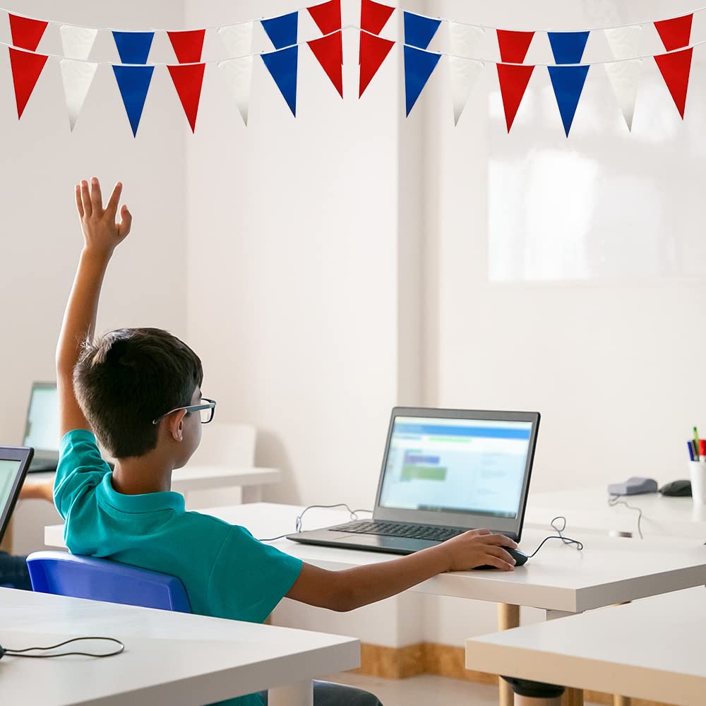 Red White and Blue 7m Bunting