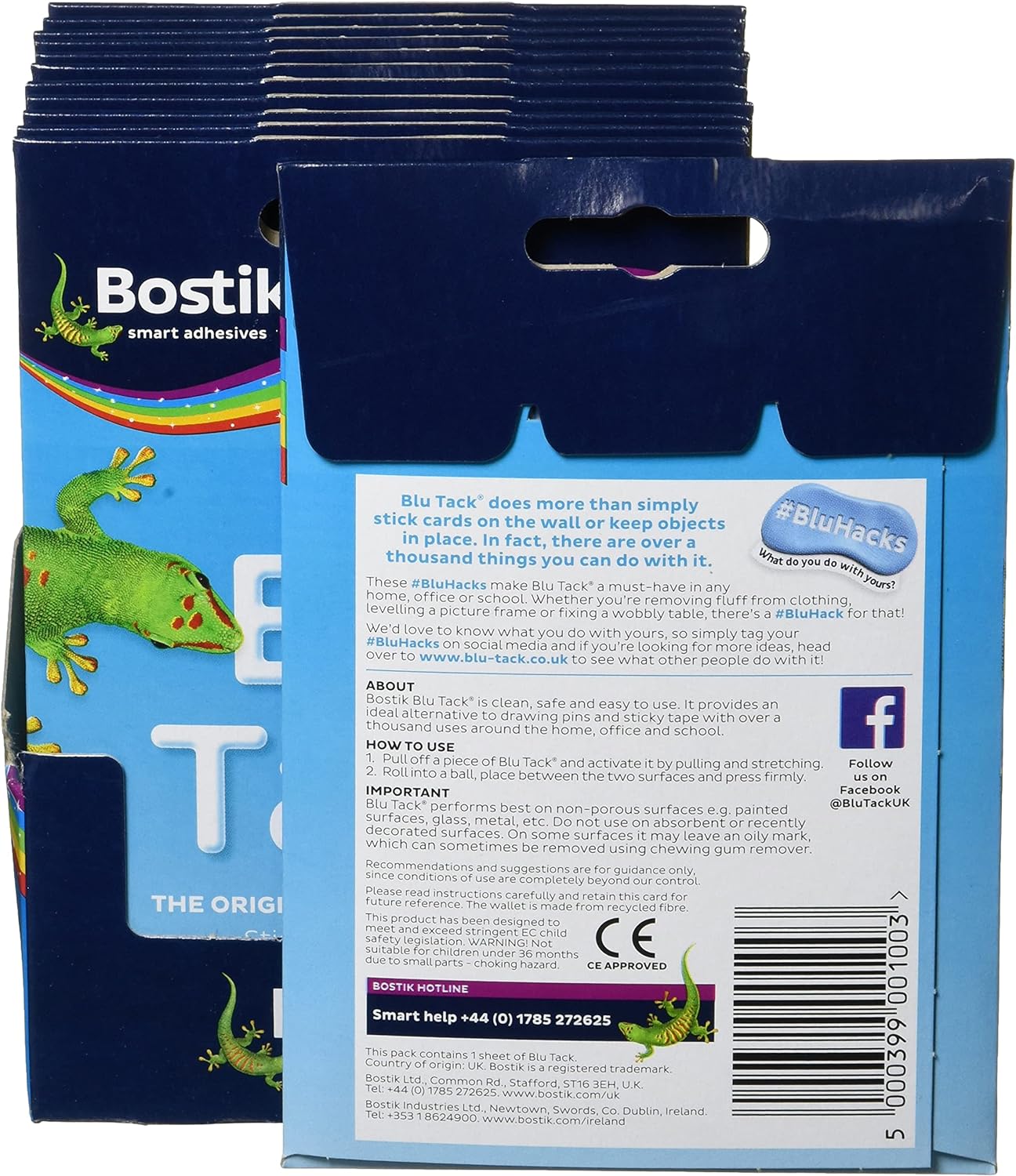 Bostik Blu Tack 60g (Pack of 12) 30813254