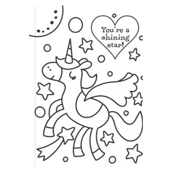 Single 24x17cm My First Unicorn OR Fairies Colouring Book