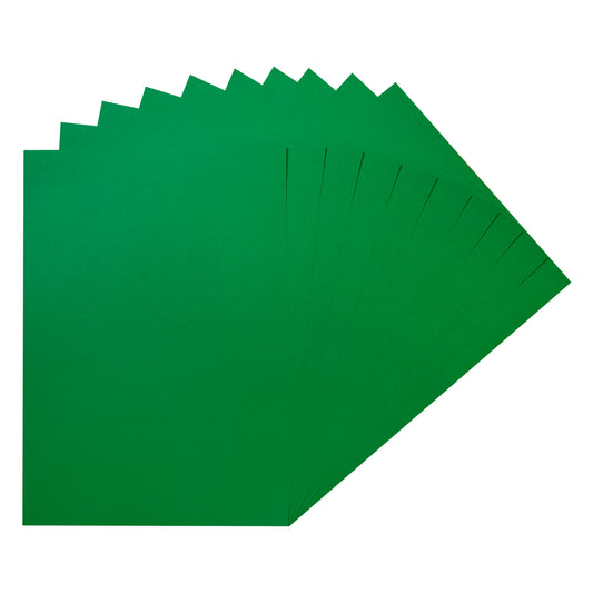 Pack of 100 A5 Dark Green Coloured Paper 75gsm Sheets