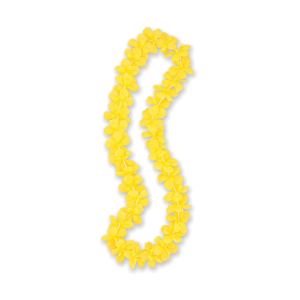 40" Yellow Flower Lei