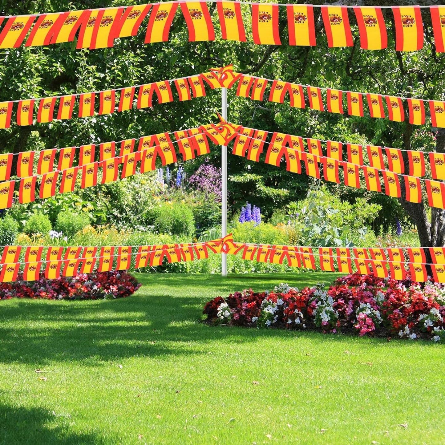 Spain Rectangle Bunting 10m with 20 Flags