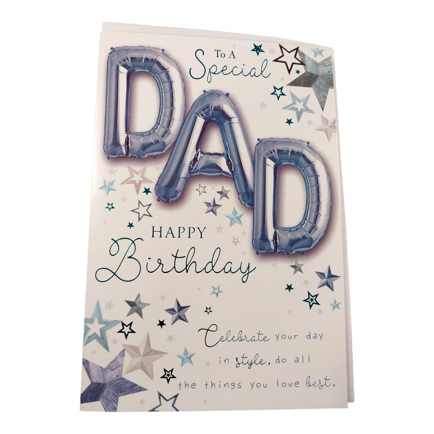 To a Special Dad Happy Birthday Balloon Boutique Greeting Card