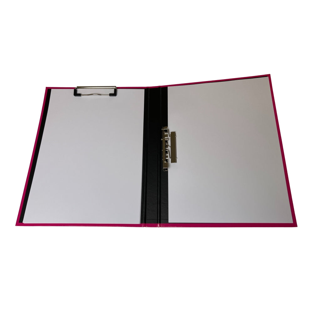 Pink A4 Clipboard Document Clamp File Folder