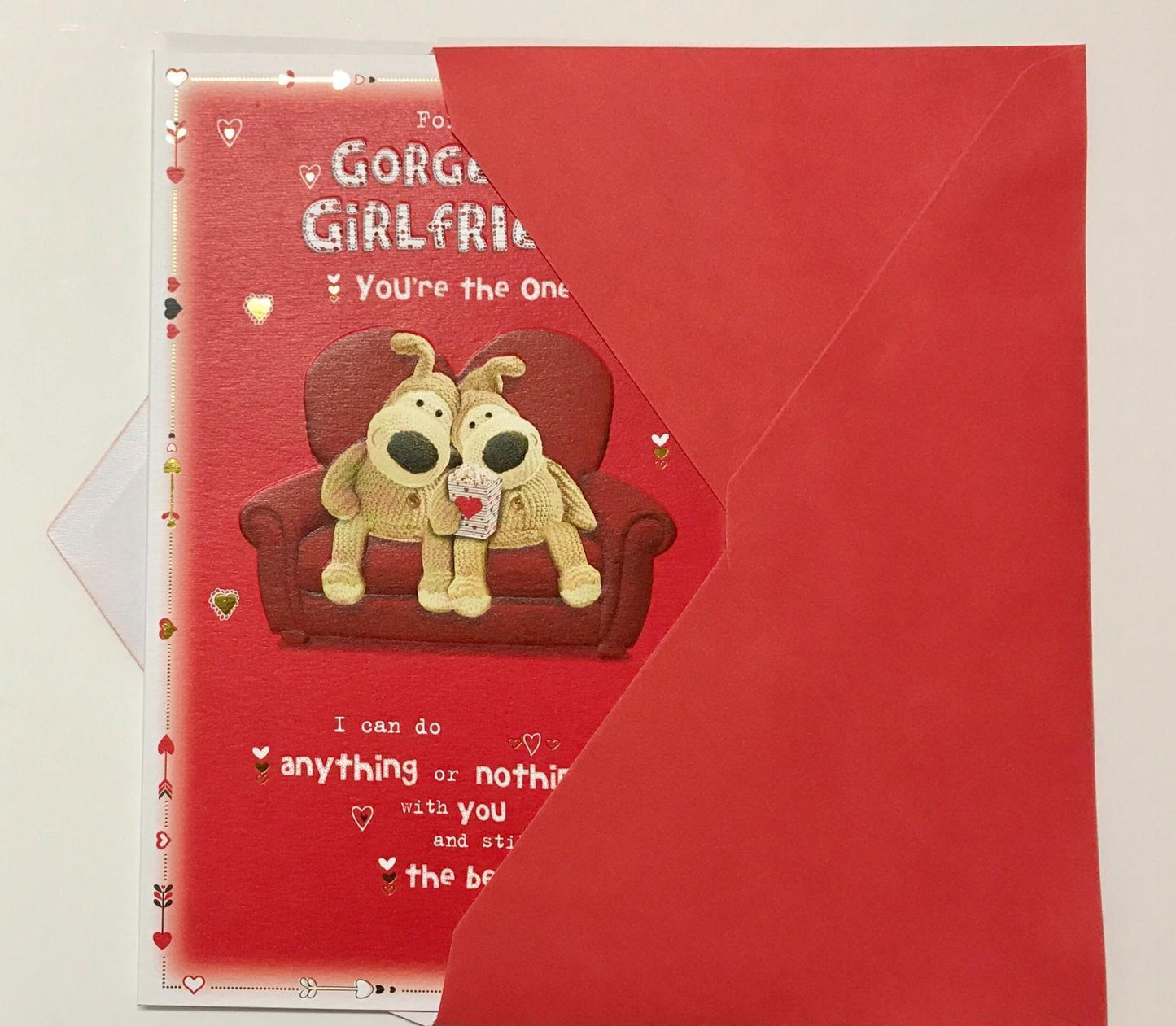 Gorgeous Girlfriend Adorable Boofle Sweet Valentine's Day Card