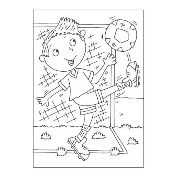 Super Cool Sports Colouring Book