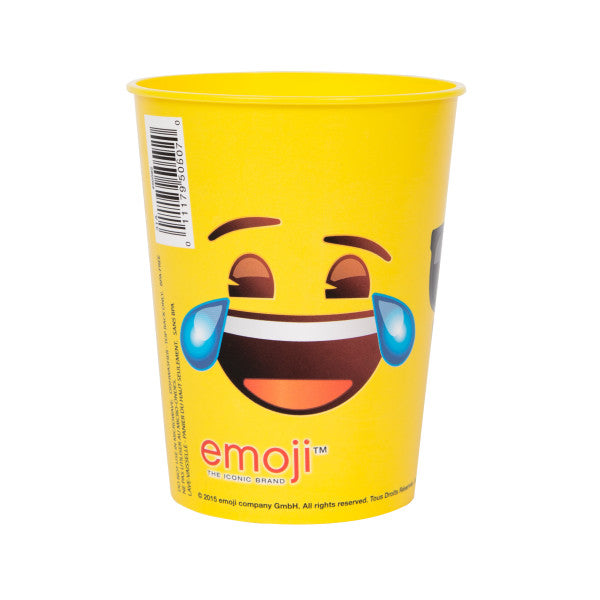 Single Emoji Faces 16oz Plastic Stadium Cup