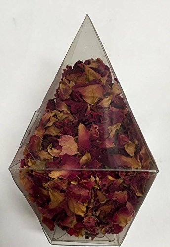 Dried Roses Pure Natural Petals Wedding Confetti in Jewel Box