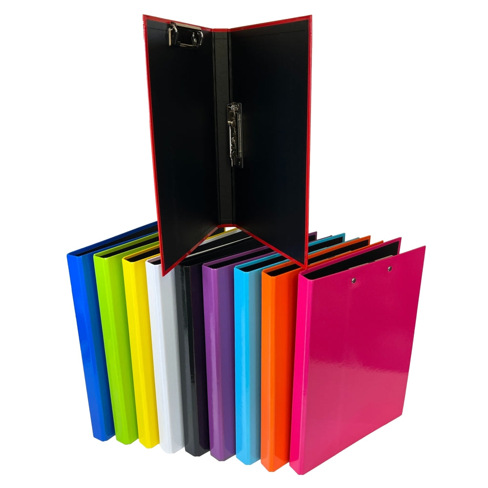 Orange A4 Clipboard Document Clamp File Folder