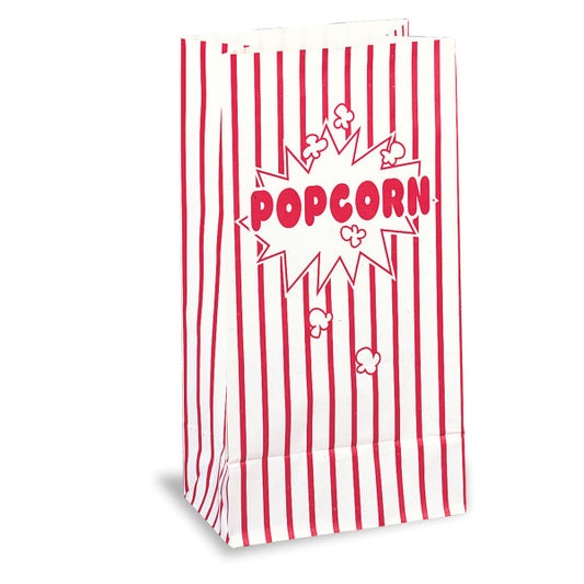 Pack of 10 Popcorn Paper Party Bags