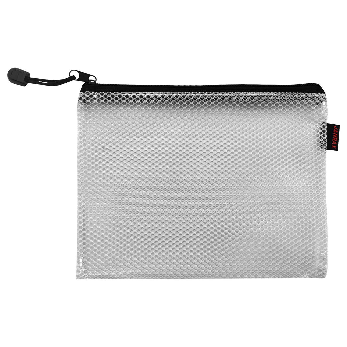 Premium A5 Black Zip Mesh Bag by Janrax