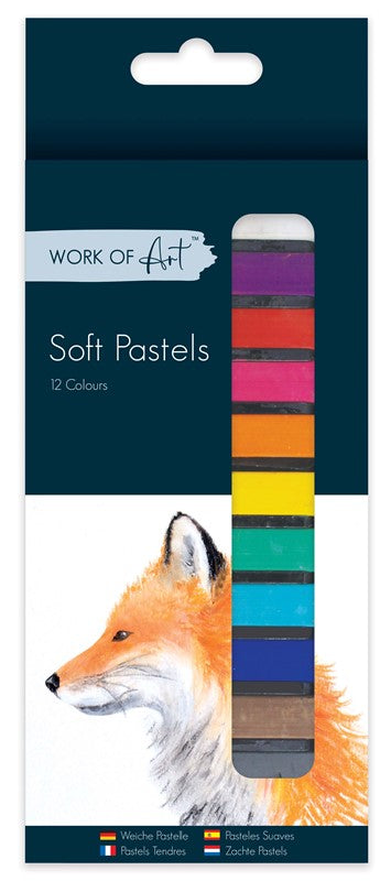 Pack of 12 Premium Soft Pastels