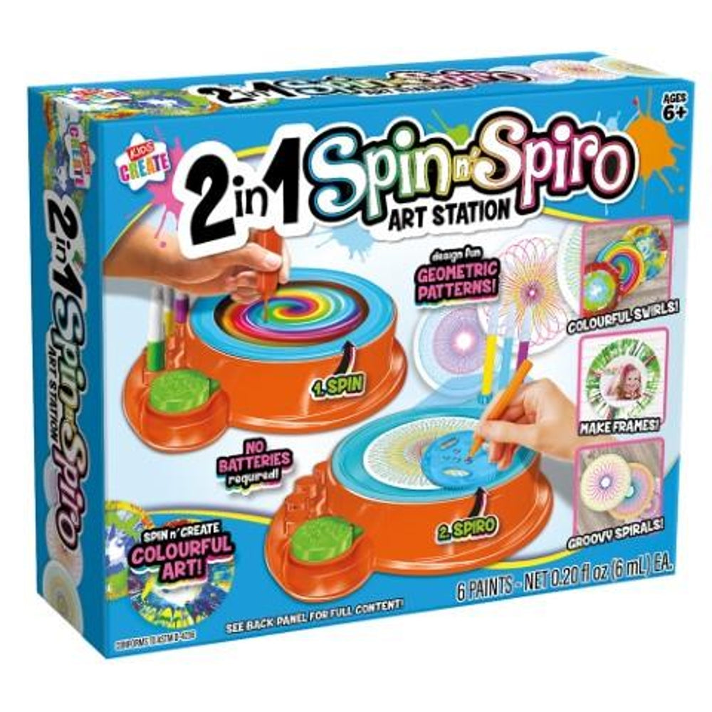 2 in 1 Spin 'N' Spiro Art Station