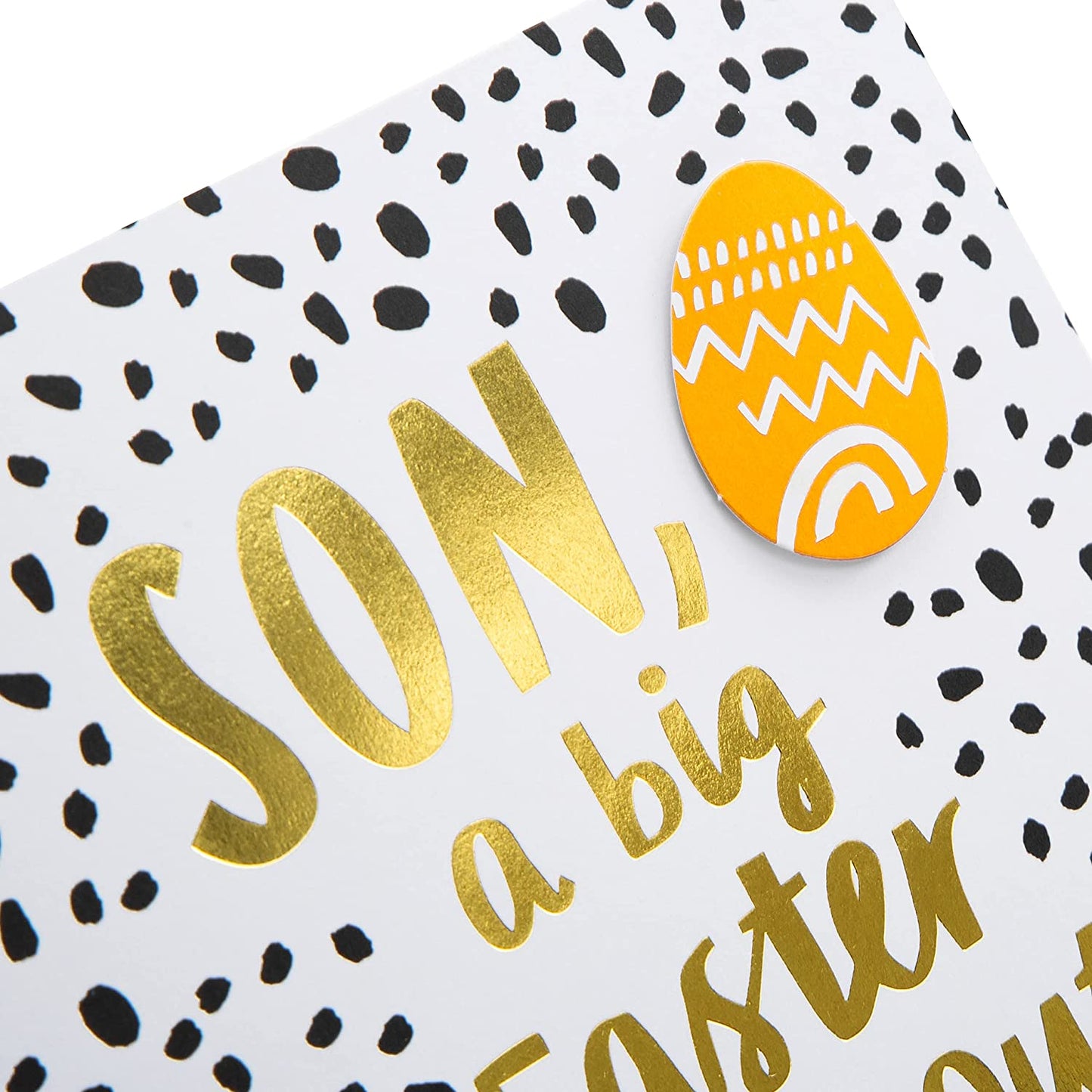 For Son Big Shout Out Foil Finished Easter Card