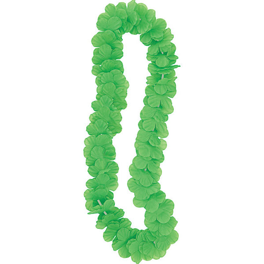 42" Lime Green Hawaiian Flower Lei