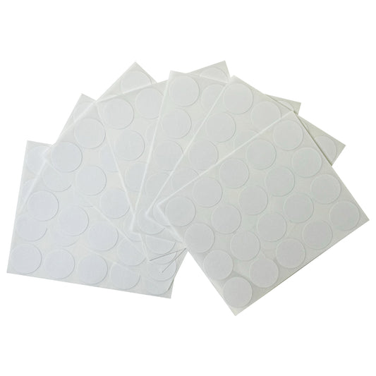 Pack of 140 White 19mm Round Labels - Stickers