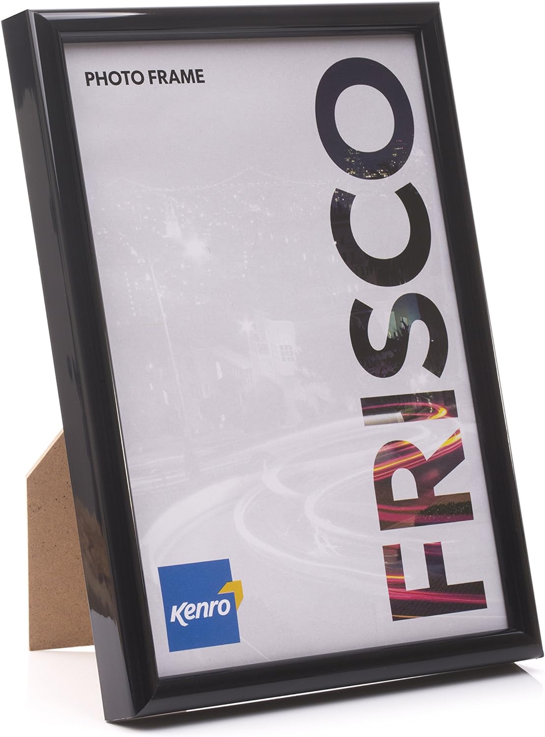 2 x A4 Kenro Frisco Frame Black Border Glass Front