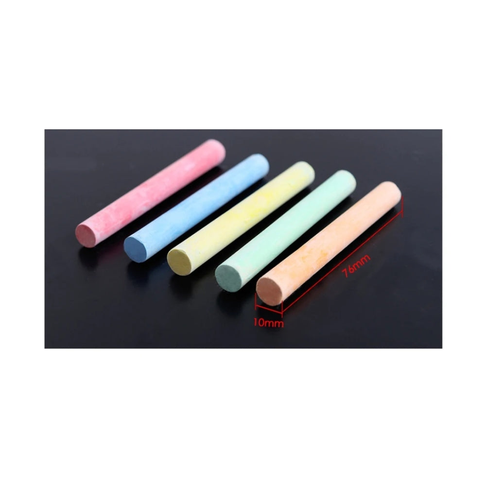 Box of 100 Coloured Chalk Sticks - Non Toxic