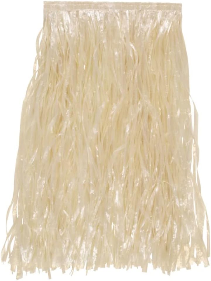 Nylon Natural Luau Hula Skirt