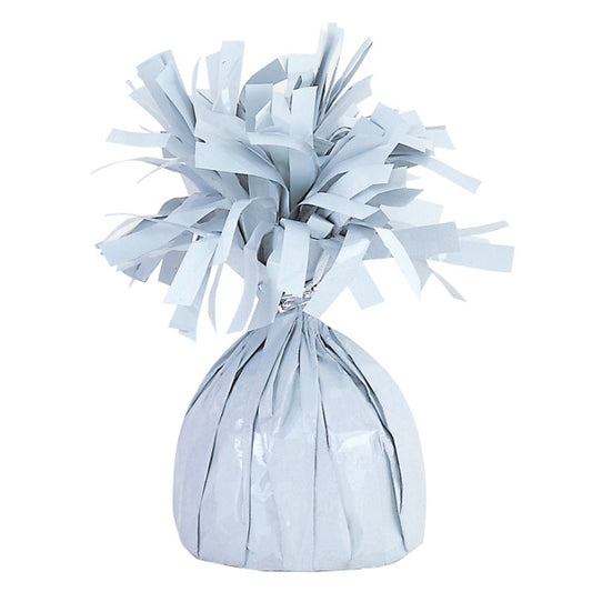 White Foil Balloon Weight