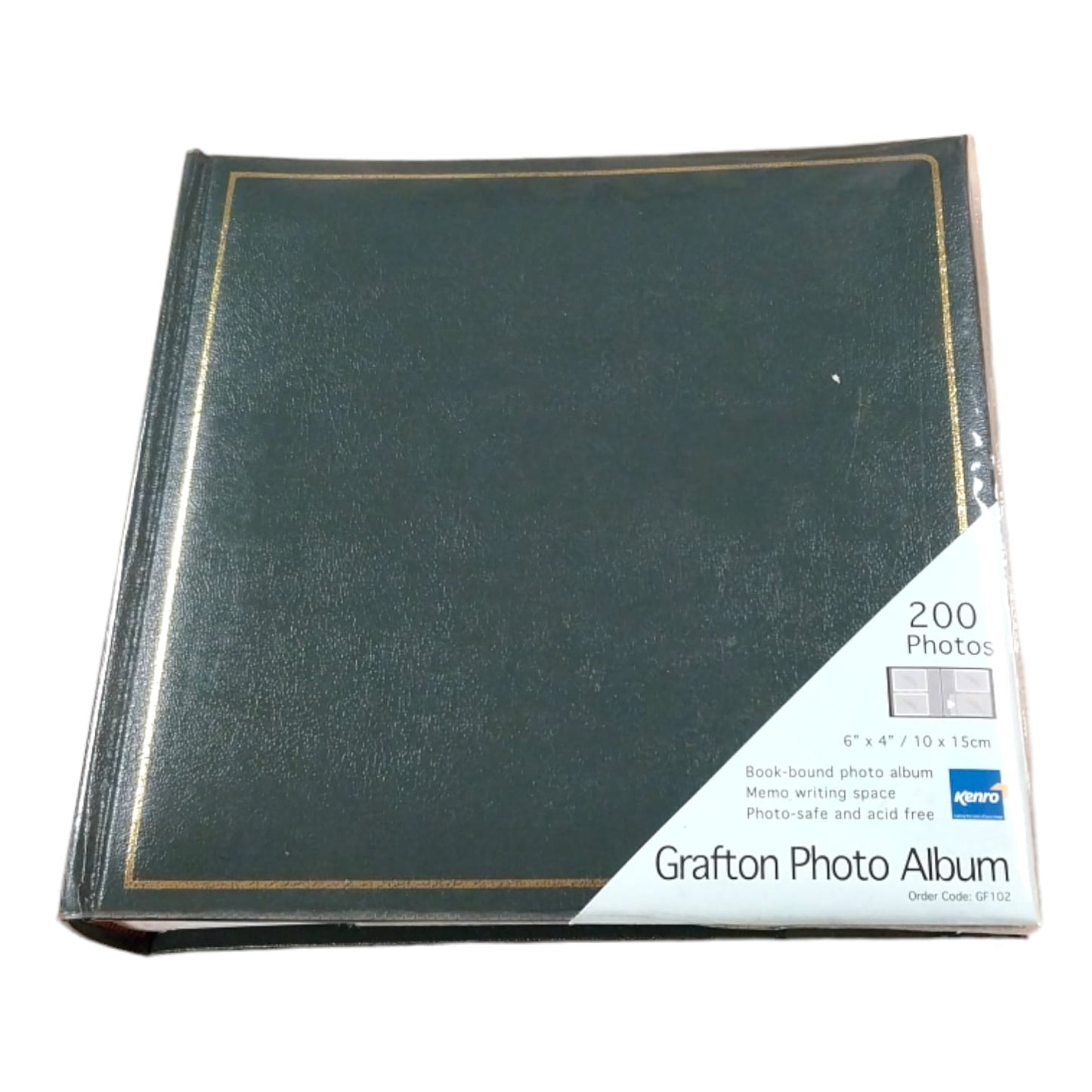 Single Kenro Grafton Memo Green Album 200 6x4"