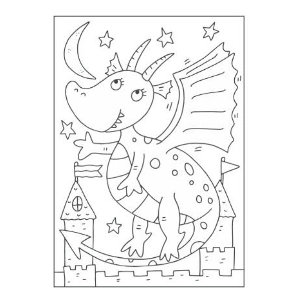 Magical Creatures Colouring Book