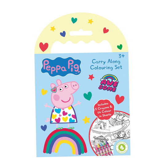 Peppa Pig Carry Along Colouring Set