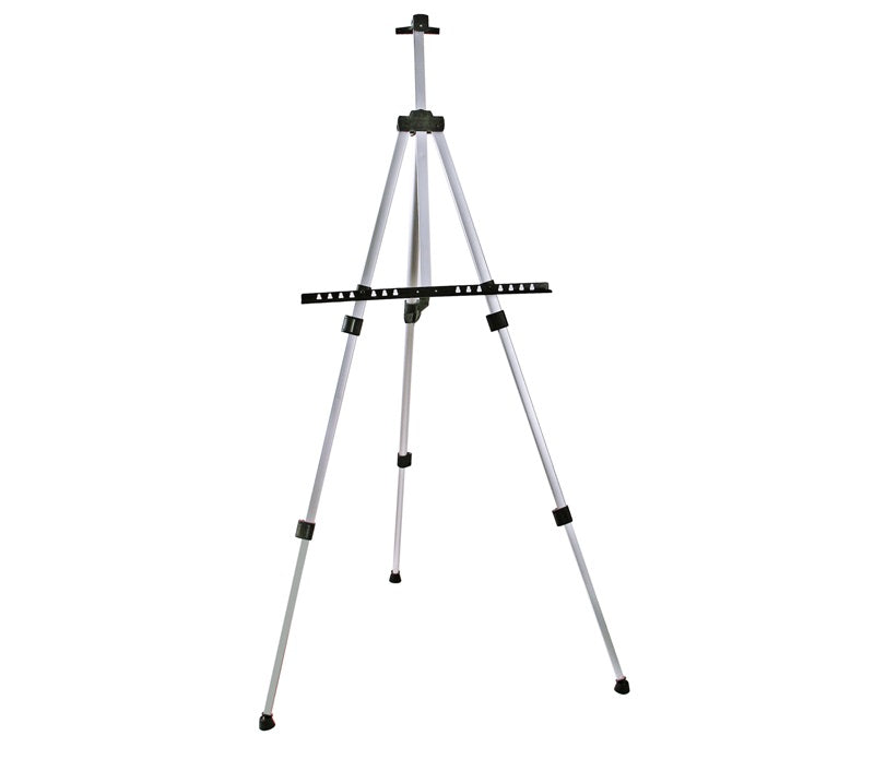 168cm Silver Portable Adjustable Aluminum Alloy Painting Stand Display Tripod Easel