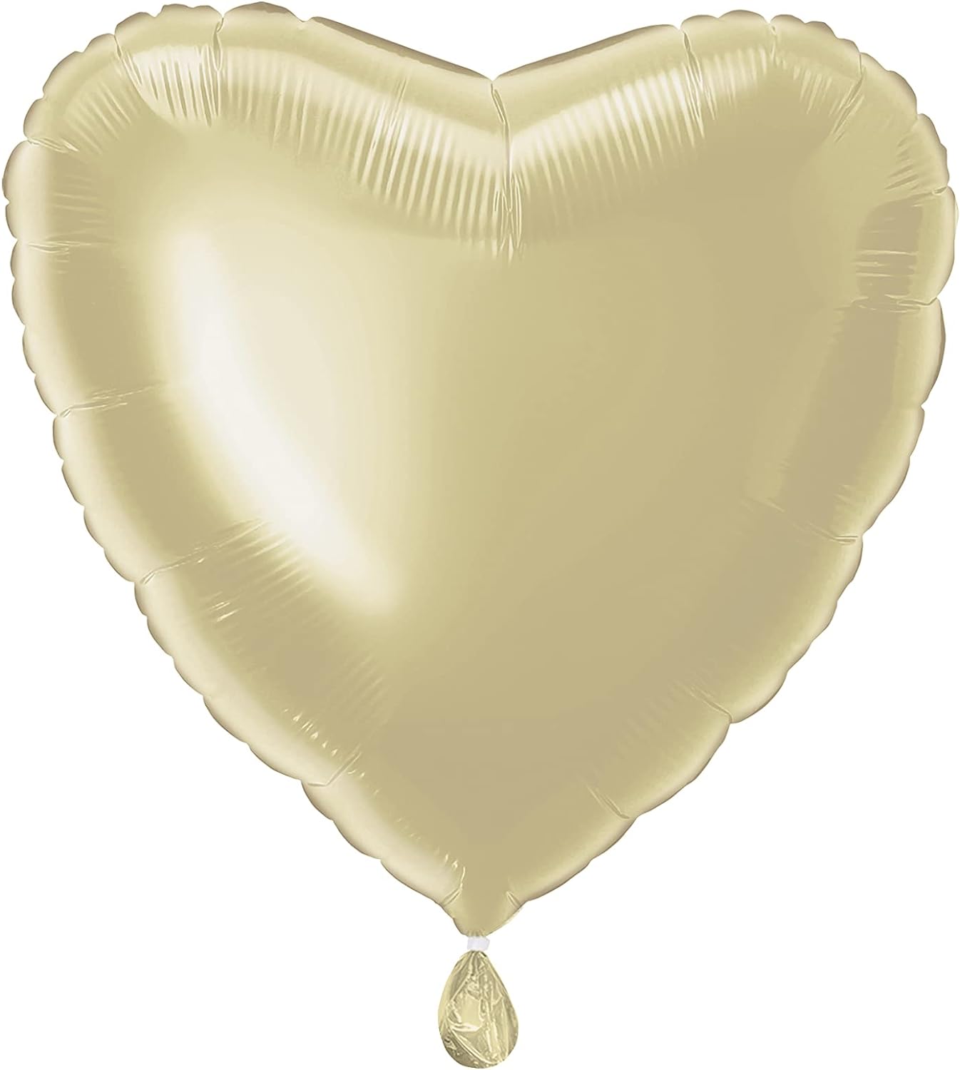 Gold Solid Heart Foil Balloon 18"