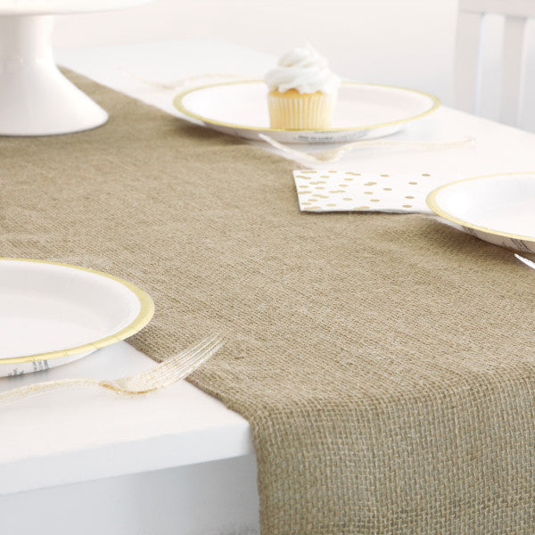 Burlap Table Runner 5.9 ft