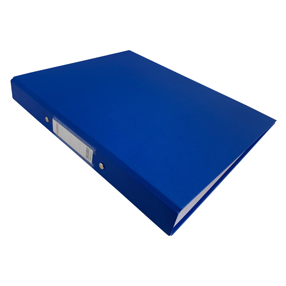 A4 Blue Paper Over Board Ring Binder by Janrax