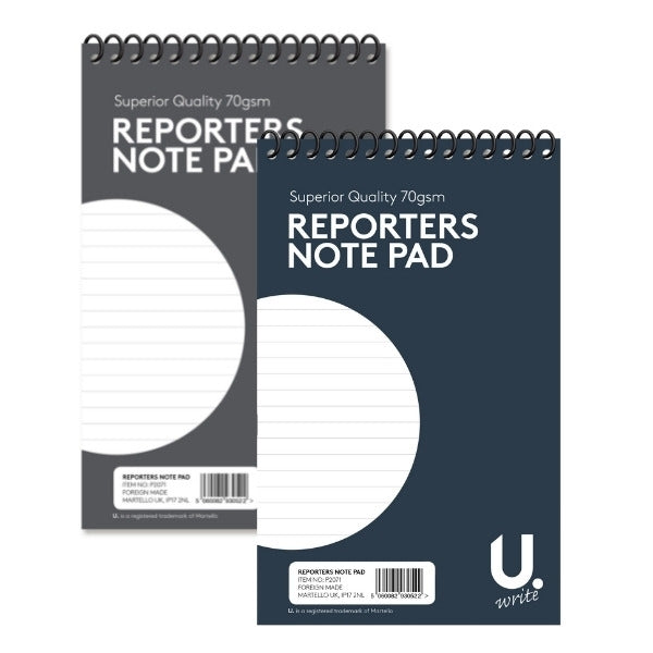 Single 5"x8" 72 Sheets Reporters Note Pad