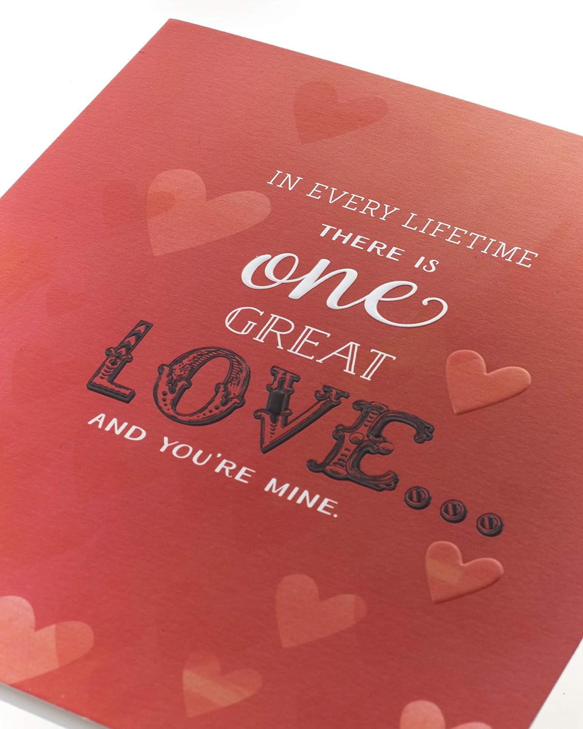 You're Mine Greatest Love Valentine's Day Card