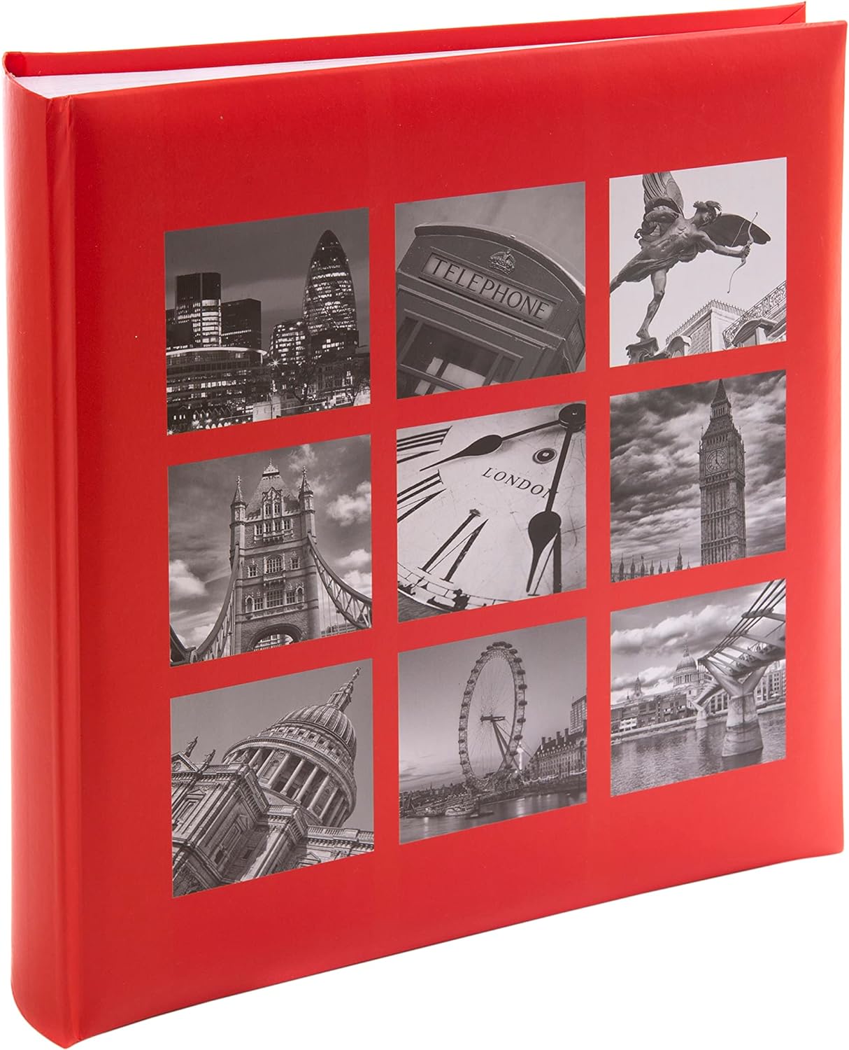 Kenro London City Series Red Photo Album with 100 Pages 29x32cm