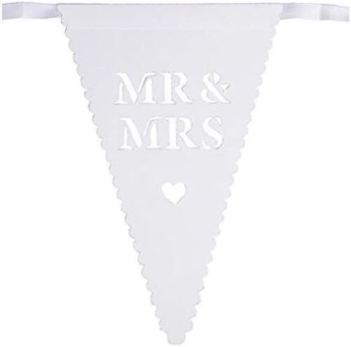 Mr & Mrs Pattern Paper Bunting