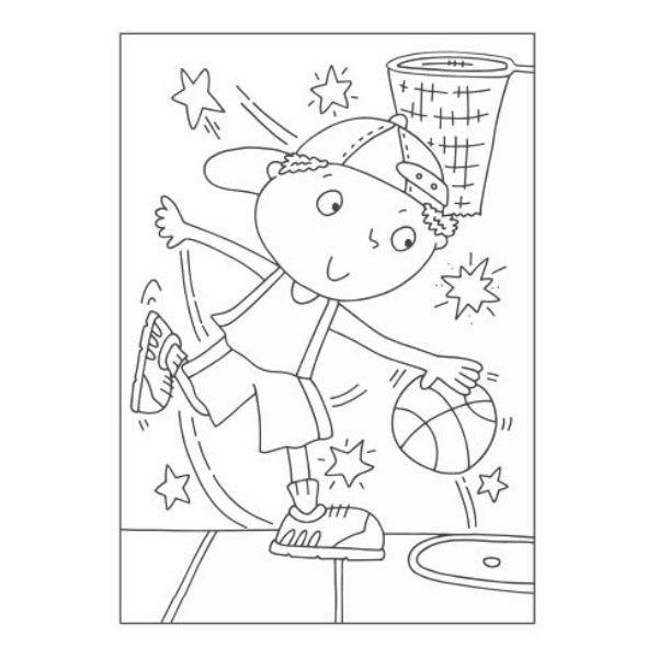 Super Cool Sports Colouring Book