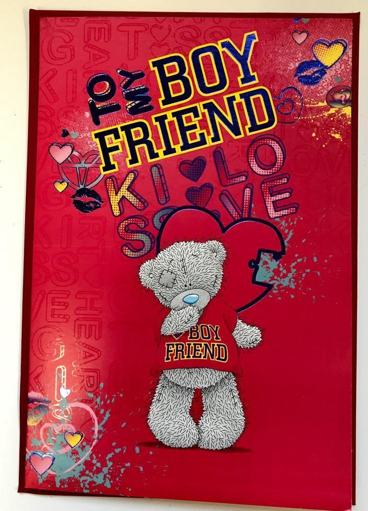 Boyfriend Me to You Tatty Teddy Bear Valentine's Day Card