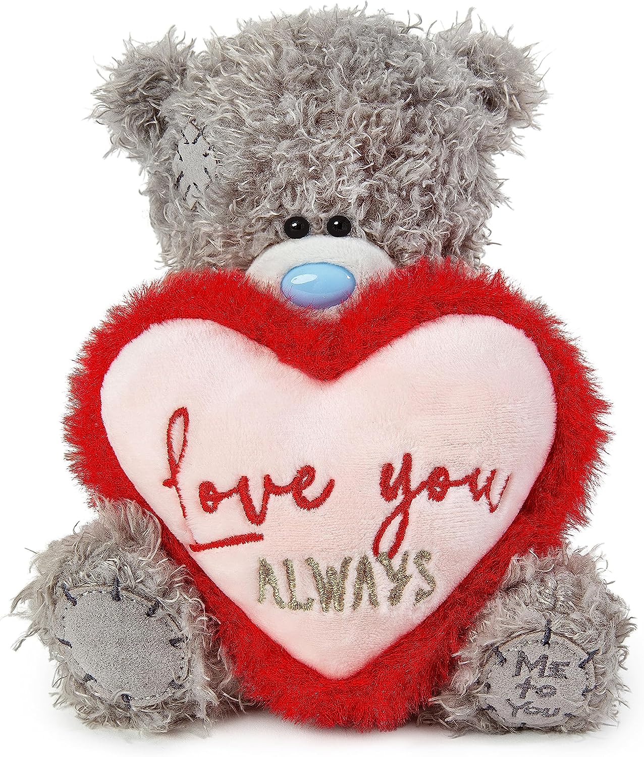 Me to You Tatty Teddy Christmas 'Love You Always' Bear On Gift Plinth 15cm High