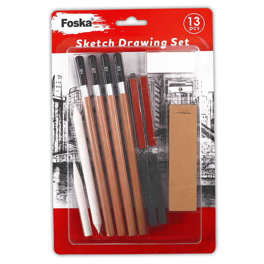 Pack of 13 Sketch Drawing Set