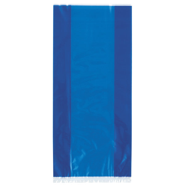 Pack of 30 Royal Blue Cellophane Bags