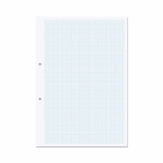 Rhino A4 Punched 500 Leaf 20mm Graph Ruling Graph Paper