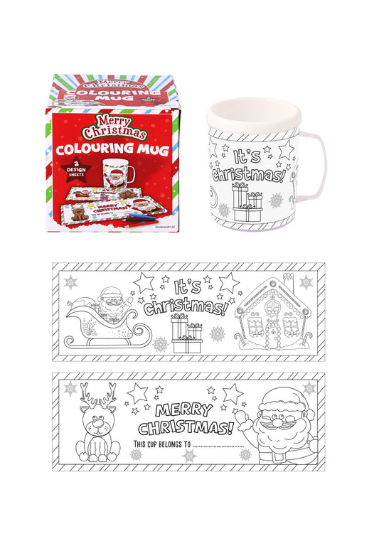 Colour Your Own Christmas Mug