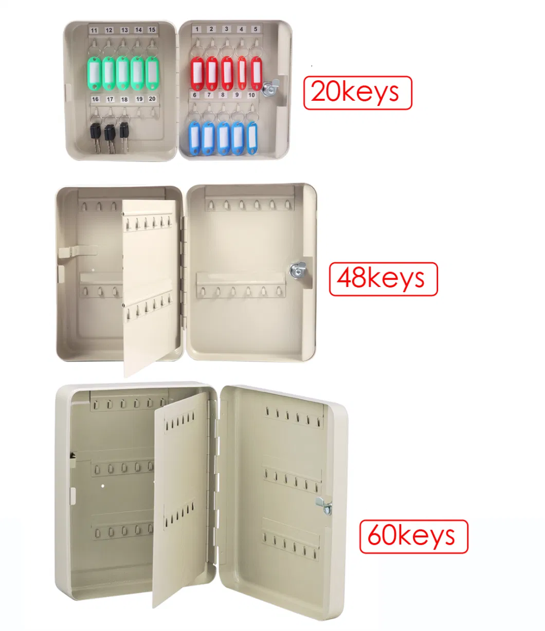 Lockable 20 Key Holders Storage Steel Box