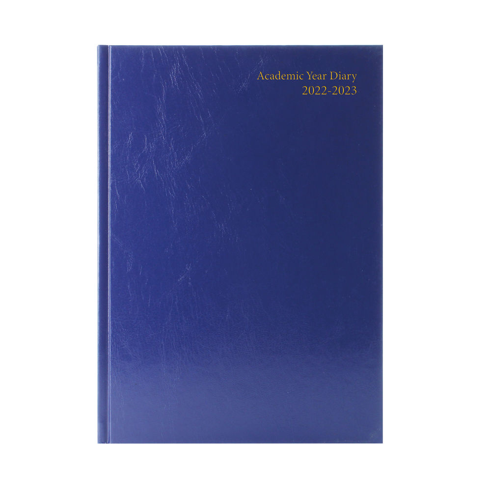 2023-2024 A4 Week to View Blue Academic Diary