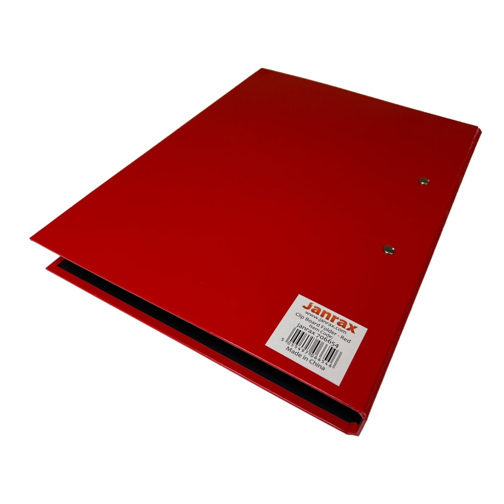 Red A4 Clipboard Document Clamp File Folder