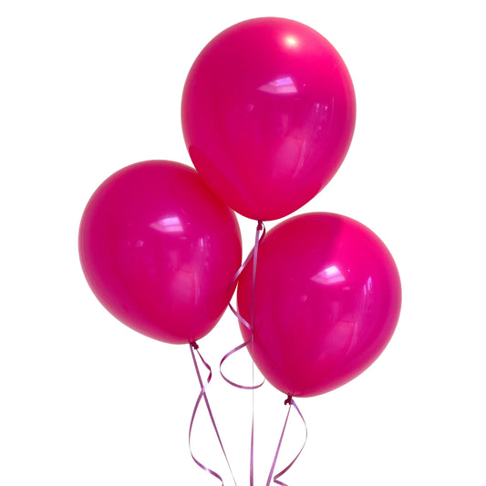 Bag of 100 Maroon Colour 12" Latex Balloons