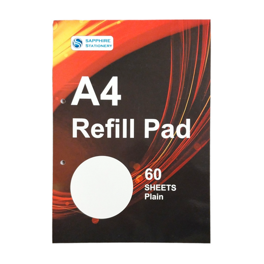 60 Sheets A4 Plain Refill Pad